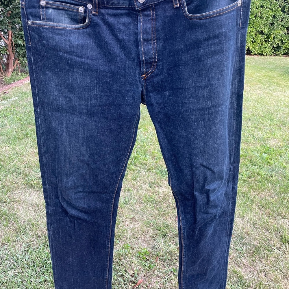 Like new Blue APC Jeans Petite Standard.  32 inch inseam.
